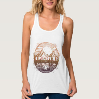 Adventure Hiking, Adventure is a State of Mind Singlet