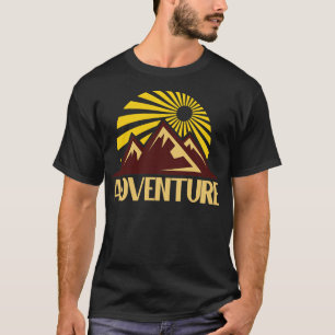 Adventure Hiking Mountains Outr Trekking Hiker T-Shirt