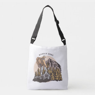 Adventure Hiking Travel Bossica Crossbody Tote Bag
