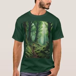 Adventure in a deep green forest T-Shirt