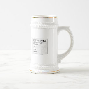 Adventure Instructions Beer Stein