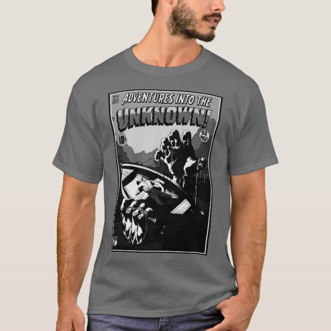 Adventure into the UNKNOWN! T-Shirt (Front)