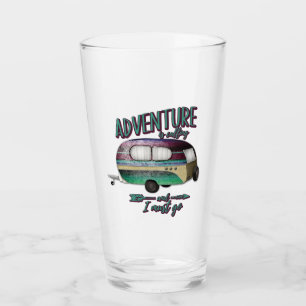 Adventure Is Calling And I must Go Mint Purple Cam Glass