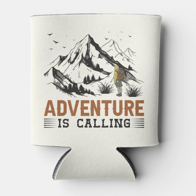 Adventure is Calling Can Cooler (Front)