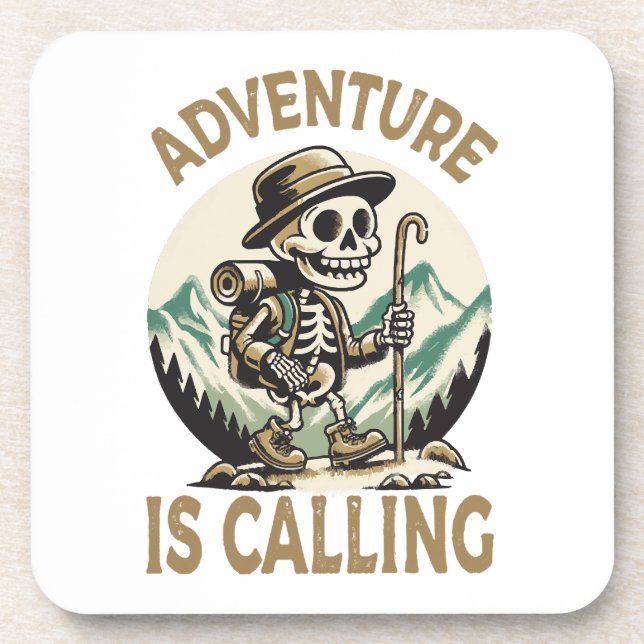 Adventure is calling coaster (Front)