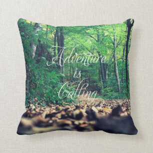 Adventure is calling cushion