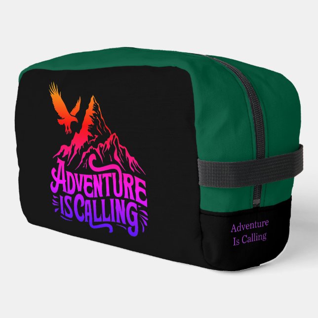 Adventure Is Calling Design Dopp Kit (Left Corner)