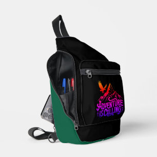 Adventure Is Calling Design Sling Bag