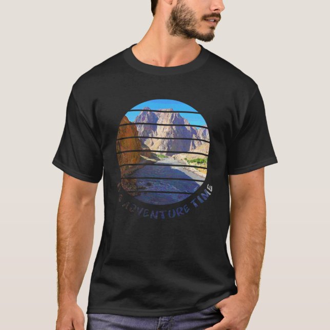 Adventure is Calling I have to go walking outside  T-Shirt (Front)