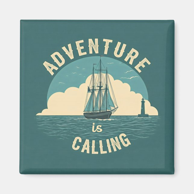Adventure is Calling Magnet (Front)