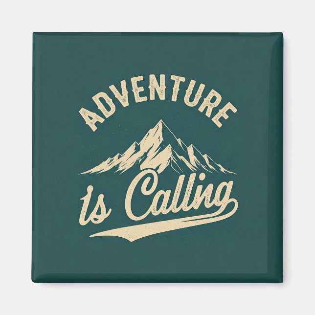 Adventure is calling magnet (Front)