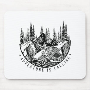 Adventure is calling mouse pad