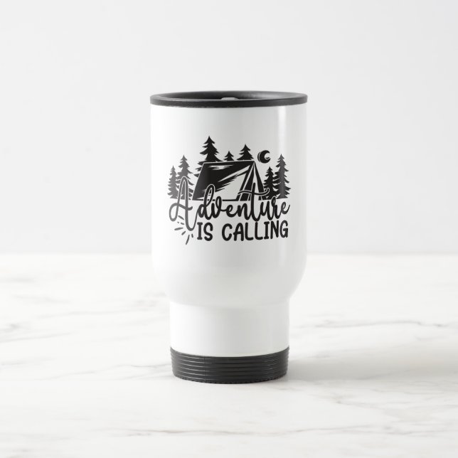 Adventure Is Calling Travel Mug (Center)