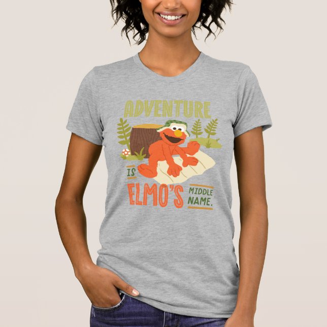 Adventure is Elmo's Middle Name T-Shirt (Front)