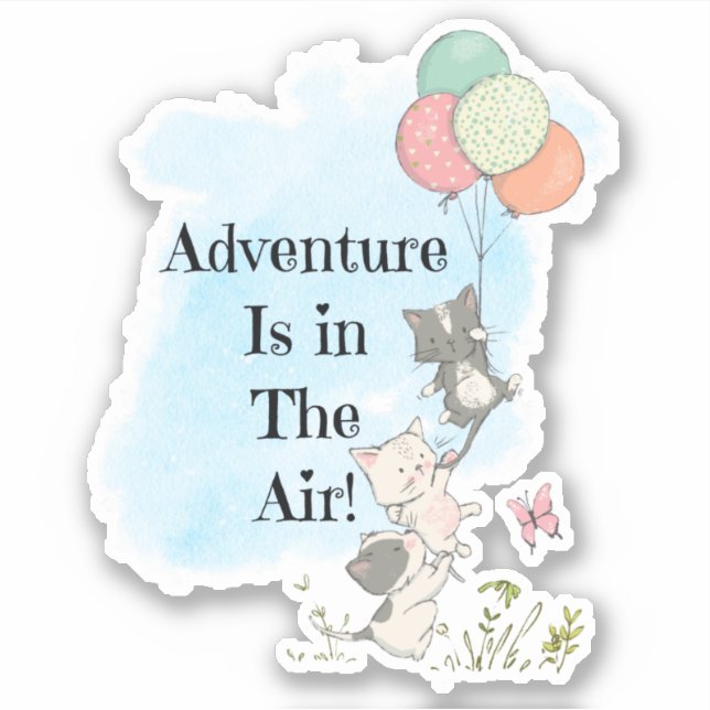 Adventure is in the Air Kittens (Front)