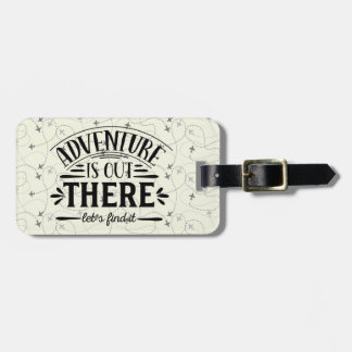 Adventure Is Out There Aeroplane Luggage Tag