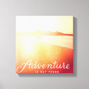 Adventure Is Out There Canvas Print