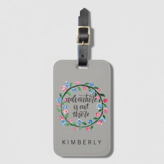 Adventure is Out There Luggage Tag