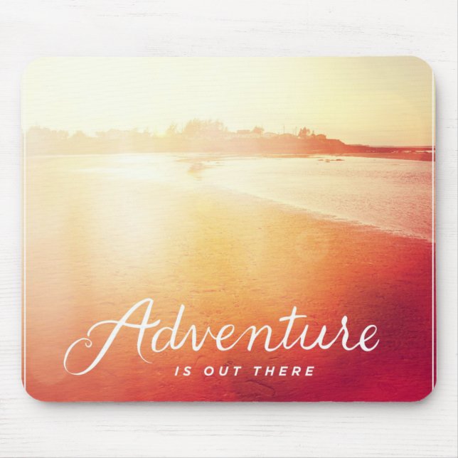 Adventure Is Out There Mouse Pad (Front)