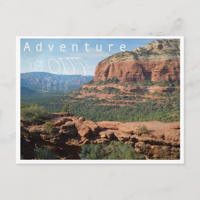 Adventure is Out There Postcard (Front)