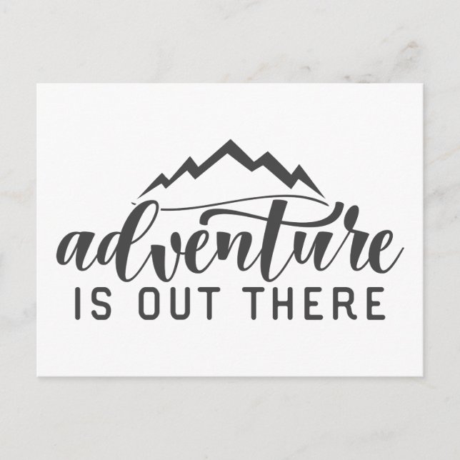 Adventure is Out There Postcard (Front)