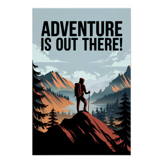 Adventure is out there poster (Front)