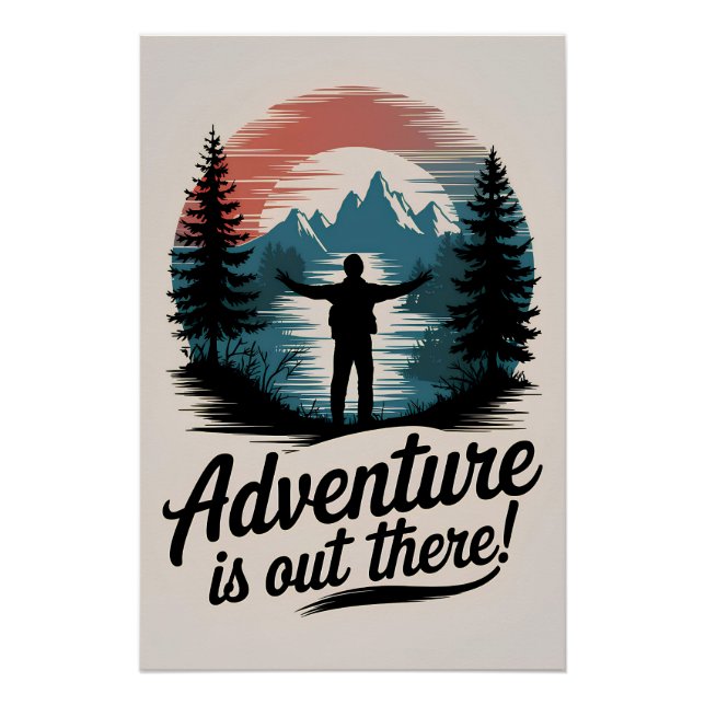 Adventure is out there poster (Front)