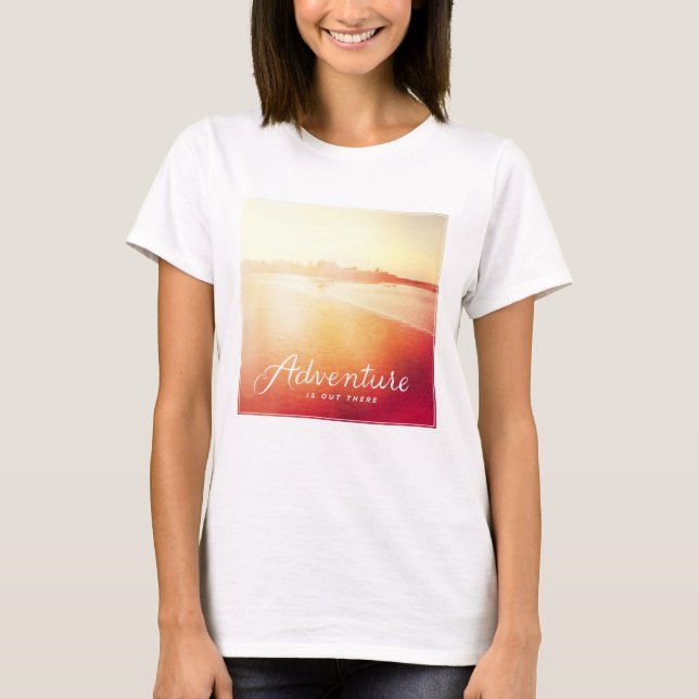 Adventure Is Out There T-Shirt (Front)
