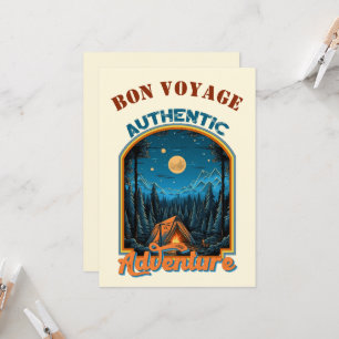 Adventure is waiting custom Bon Voyage Card