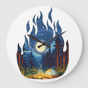 adventure large clock