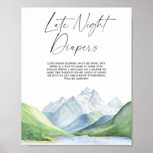 Adventure - Late night diapers game Poster