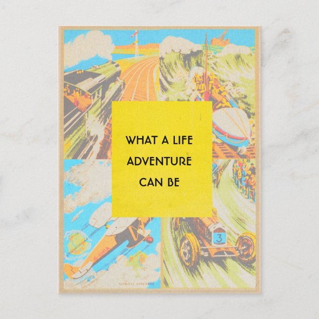 Adventure Life Travel Postcard (Front)