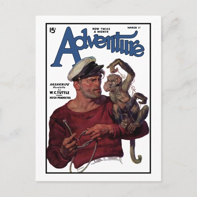 Adventure (Mar, 1935) Postcard (Front)