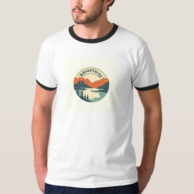 Adventure Men: Bold & Brave T-Shirt (Front)
