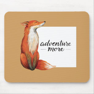 adventure more fox mouse pad