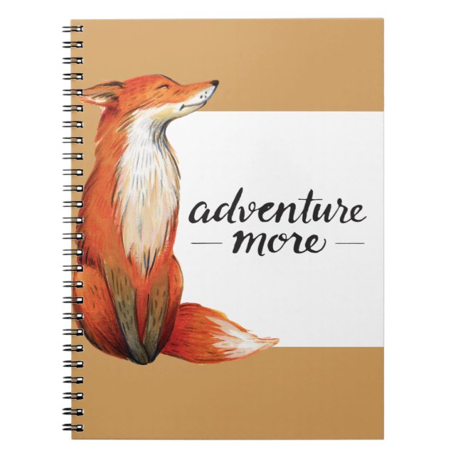 adventure more fox notebook (Front)