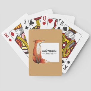 adventure more fox playing cards