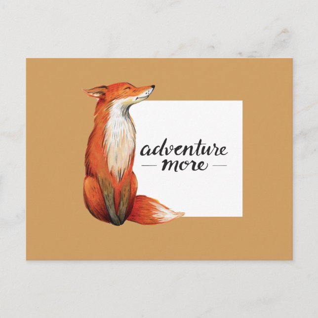 adventure more fox postcard (Front)
