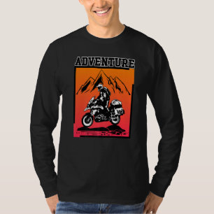 Adventure Motorcycle Biker Off Road Rider Motorbik T-Shirt
