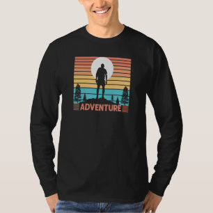 Adventure Mountain & Lake Hiking & Exploring Man S T-Shirt