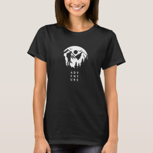 Adventure Mountains Hiking Trails Forest T-Shirt