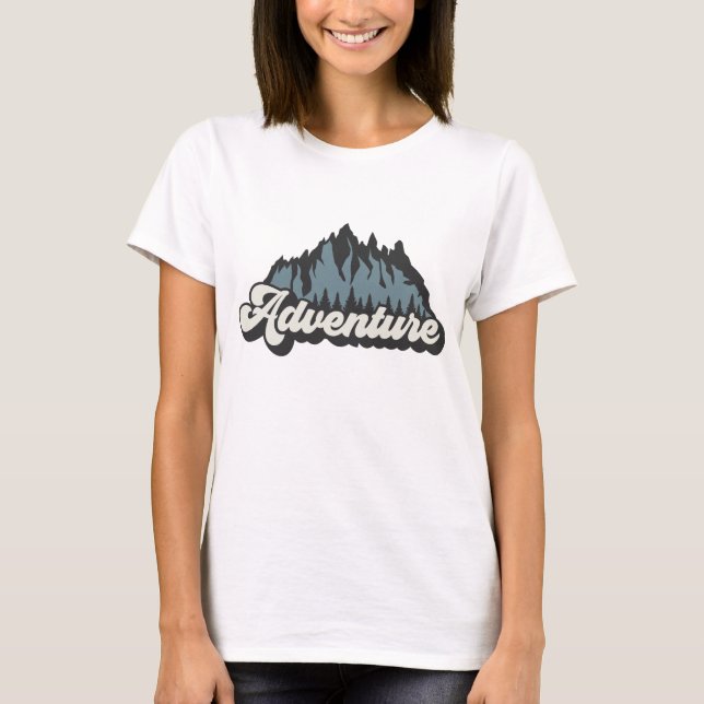 Adventure Mountains T-Shirt (Front)