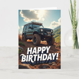 Adventure Offroad Birthday Card