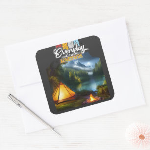 Adventure Out Square Sticker