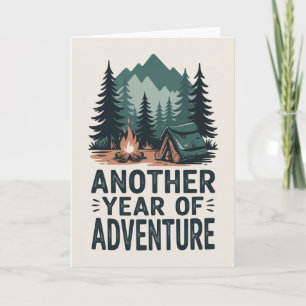 Adventure Outdoor Birthday Card for men