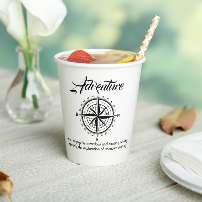 Adventure  paper cups (Insitu)
