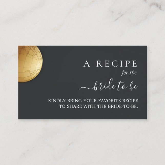 Adventure Passport Boarding Pass Bridal Shower Enclosure Card (Front)