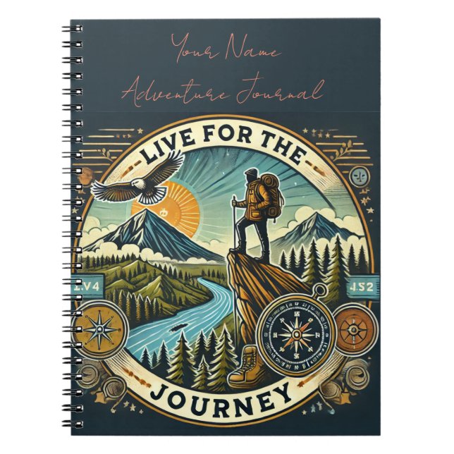 Adventure - Personalized Spiral Notebook (Front)