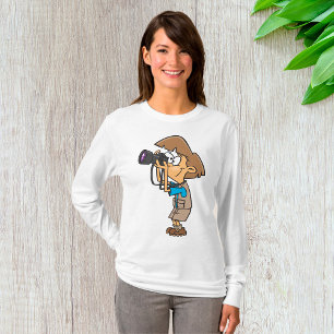 Adventure Photographer Boy with Camera T-Shirt
