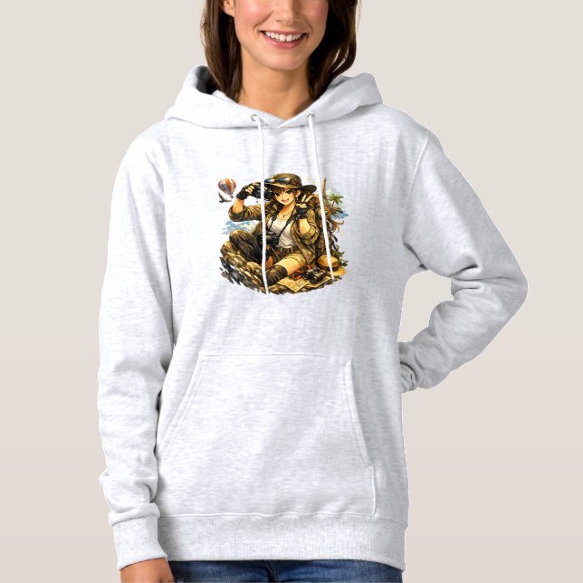 Adventure Photographer in the Wild Hoodie (Front)